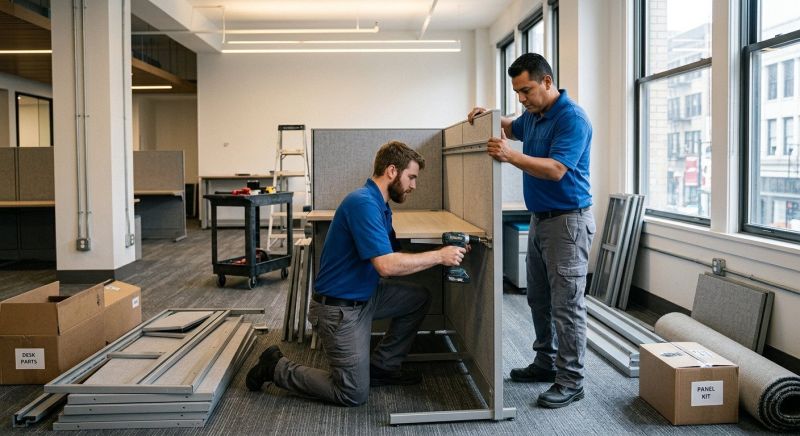 Office Desk Assembly in Overland Park, KS