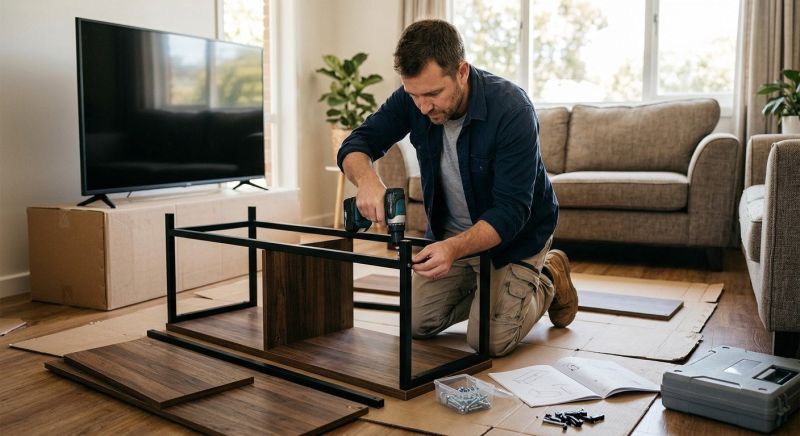 Tv Cabinet Assembly in Olathe, KS